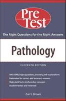 Paperback Pathology: PreTest Self-Assessment & Review Book