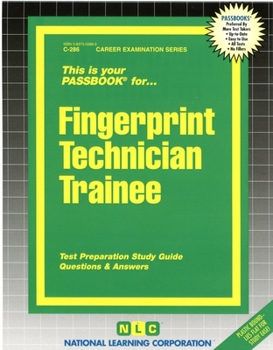 Spiral-bound Fingerprint Technician Trainee: Passbooks Study Guide Book
