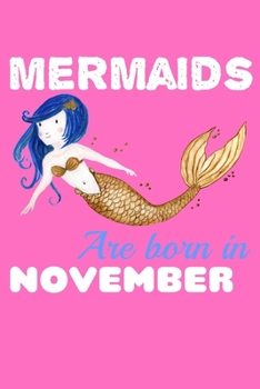 Paperback Mermaids Are Born In November: Personal Expense Tracker Book