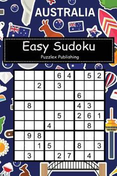 Paperback Easy Sudoku: Sudoku Puzzle Game For Beginers With Flat Seamless Texture Pattern Australia Cover Book