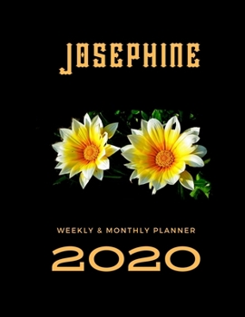 2020 Weekly & Monthly Planner: Josephine...This Beautiful Planner is for You-Reach Your Goals / Journal for Women & Teen Girls / Dreams Tracker & ... Agenda Schedule Organizer / 8,5 x 11 inch