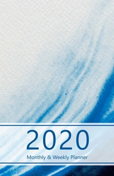 2020 Monthly & Weekly Planner: Set weekly goals and track progress with Achievements summary. Incl. also Calendar, Schedule and more. Monday start ... design, shades of blue. Soft matte cover).