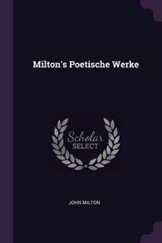 Paperback Milton's Poetische Werke Book