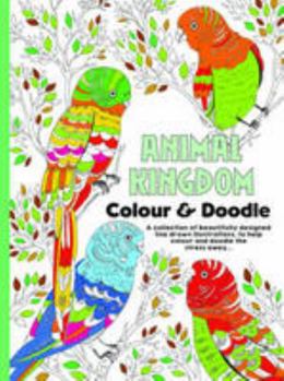 Paperback Adult Colouring Animal Kingdom Book
