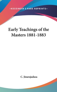 Early Teachings of the Masters 1881-1883