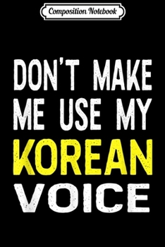 Composition Notebook: Don't Stop The Kpop Korean Fan K-pop  Journal/Notebook Blank Lined Ruled 6x9 100 Pages