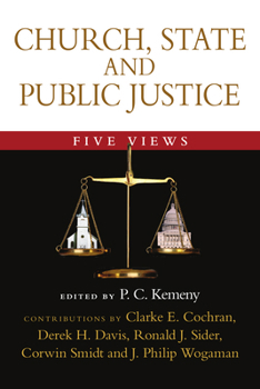 Paperback Church, State and Public Justice: Five Views Book