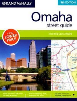 Spiral-bound Rand McNally Omaha Street Guide Book