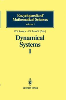 Paperback Dynamical Systems I: Ordinary Differential Equations and Smooth Dynamical Systems Book