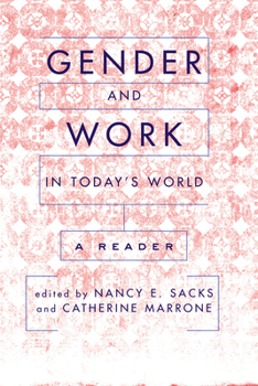 Hardcover Gender And Work In Today's World: A Reader Book