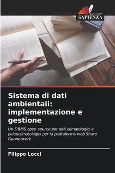 Paperback Sistema di dati ambientali: implementazione e gestione [Italian] Book