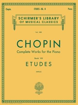 Paperback Etudes: Schirmer Library of Classics Volume 1551 Piano Solo, Arr. Mikuli Book