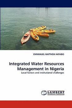 Paperback Integrated Water Resources Management in Nigeria Book