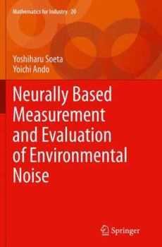 Paperback Neurally Based Measurement and Evaluation of Environmental Noise Book