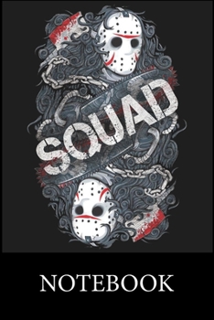 Halloween Squad Notebook: Blank and Lined Paper Notebook for School Planner Diary Writing Notes, Taking Notes, Recipes, Sketching, Writing, Organizing, Christmas Halloween Gift