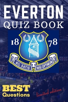 Paperback EVERTON QUIZ BOOK Best Questions limited edition Book