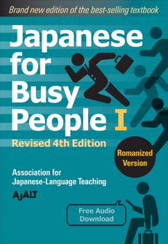 Paperback Japanese for Busy People Book 1: Romanized: Revised 4th Edition (Free Audio Download) Book