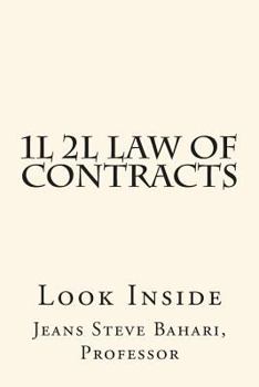 Paperback 1L 2L Law of Contracts: Look Inside Book