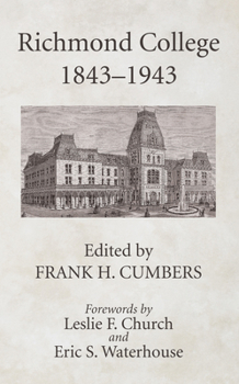 Paperback Richmond College 1843-1943 Book