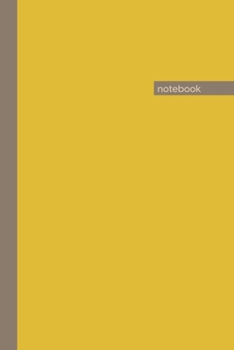 Notebook: Lined Notebook Journal - Lemon Tea, Pewter, Linen - 120 Page 6 x 9 Resource and Novelty Gift - Diary, Planner, Organizer, Composition Book ... and Girls, Christmas, Birthday, Valentines