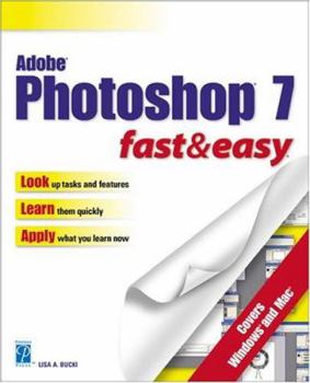 Paperback Adobe Photoshop 7 Fast & Easy Book