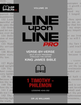 1-2 Timothy, Titus & Philemon: Vol 28 - Line Upon Line PRO Bible Study Series (Line Upon Line PRO - New Testament)