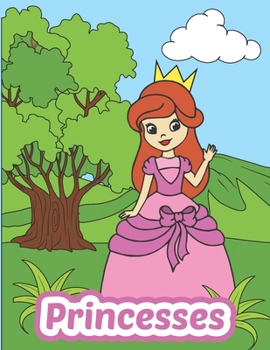 Paperback Princesses: Coloring Book For Girls Ages 4-8 Book