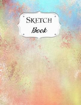 Sketch Book: Watercolor Sketchbook Scetchpad for Drawing or Doodling Notebook Pad for Creative Artists #3 Rose Gold Orange Blue Yellow
