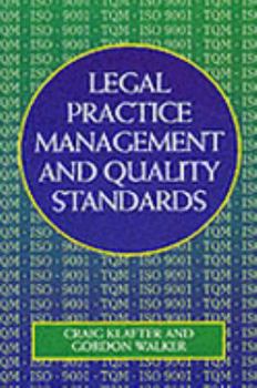 Paperback Legal Practice Management and Quality Standards Book