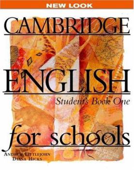 Paperback Cambridge English for Schools: Student's Book One Book