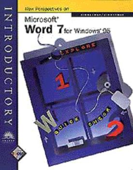 Paperback Microsoft Word 7 for Windows 95 - Introductory, Incl. Instr. Resource Kit, Test Mgr., Labs, Files Book