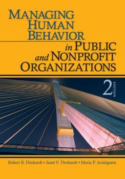 Paperback Managing Human Behavior in Public and Nonprofit Organizations Book