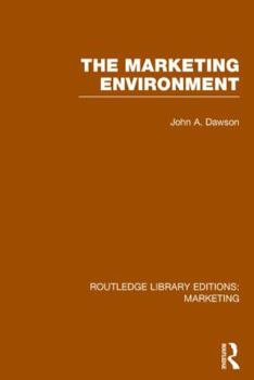 Hardcover The Marketing Environment (Rle Marketing) Book