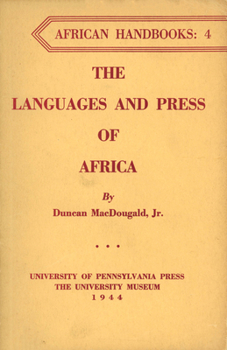 Hardcover The Languages and Press of Africa Book