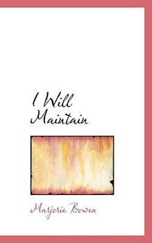 Paperback I Will Maintain Book