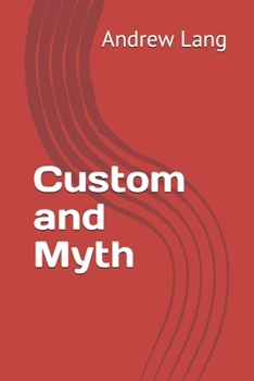 Paperback Custom and Myth Book