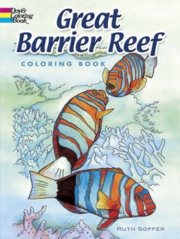 Paperback Great Barrier Reef Coloring Book