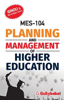 Paperback Mes-104 Planning and Management of Higher Education Book