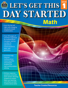 Paperback Let's Get This Day Started: Math (Gr. 1) Book