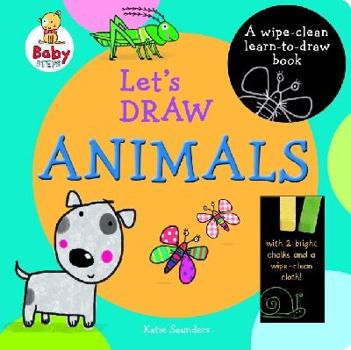 Hardcover Baby Steps Lets Draw Animals Book