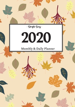 Paperback 2020 Planner Daily and Monthly: On-The-Go Planner - Jan 1, 2020 to Dec 31, 2020: Daily & Monthly Planner + Calendar Views - Productivity Planner - Flo Book