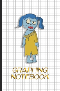 Paperback Graphing Notebook: Zombie Girl Edition Book