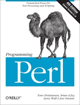 Paperback Programming Perl Book