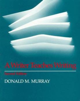 Paperback A Writer Teaches Writing Book