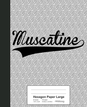 Paperback Hexagon Paper Large: MUSCATINE Notebook Book