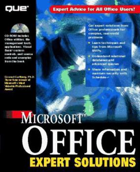 Paperback Microsoft Office Expert Solutions Book