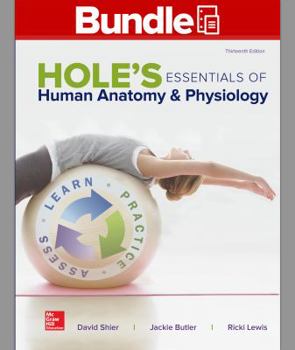 Hardcover Gen Combo Holes LL Essentials Human Anatomy & Physiology; Connect W/Apr Phils Access Card Book
