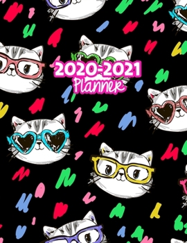 2020-2021 Planner: Two Year Calendar Organizer and Goal Journal | January 2020 - December 2021 Daily, Weekly and Monthly Planner Book with Back Sticker Expression Wall for 2 Years | Design Code 739913