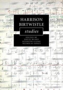 Hardcover Harrison Birtwistle Studies Book