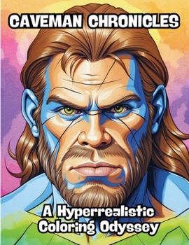 Paperback Caveman Chronicles: A Hyperrealistic Coloring Odyssey Book